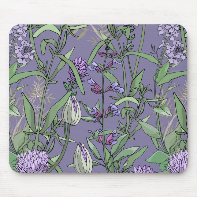 Calming Lavender Mouse Pad (Front)