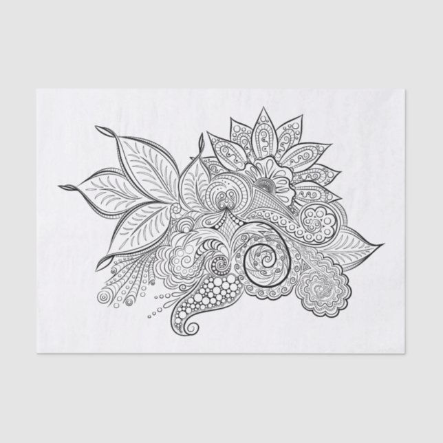 calming moments tissue paper (Front)