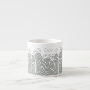 Calming Mountain View Espresso Cup