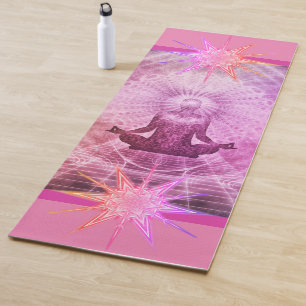 Calming Pink Namaste Zen Yoga Mat