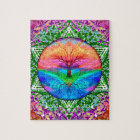 Calming Tree of Life in Rainbow Colours