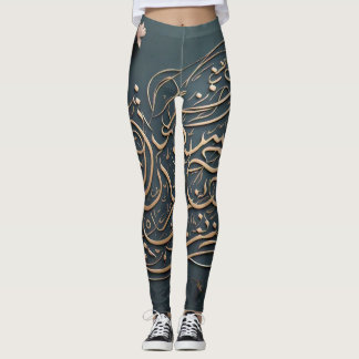 Calming Typography Sophisticated Laggings Design Leggings