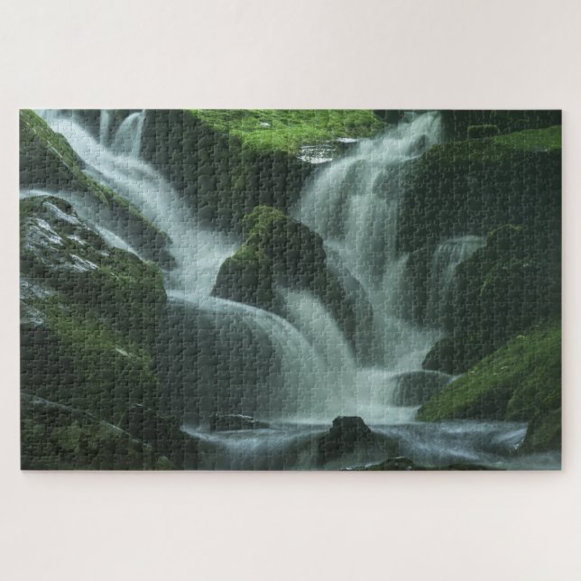 Calming Waterfall Jigsaw Puzzle (Horizontal)