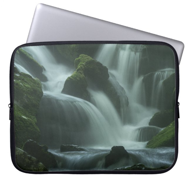 Calming Waterfall Laptop Sleeve (Front)
