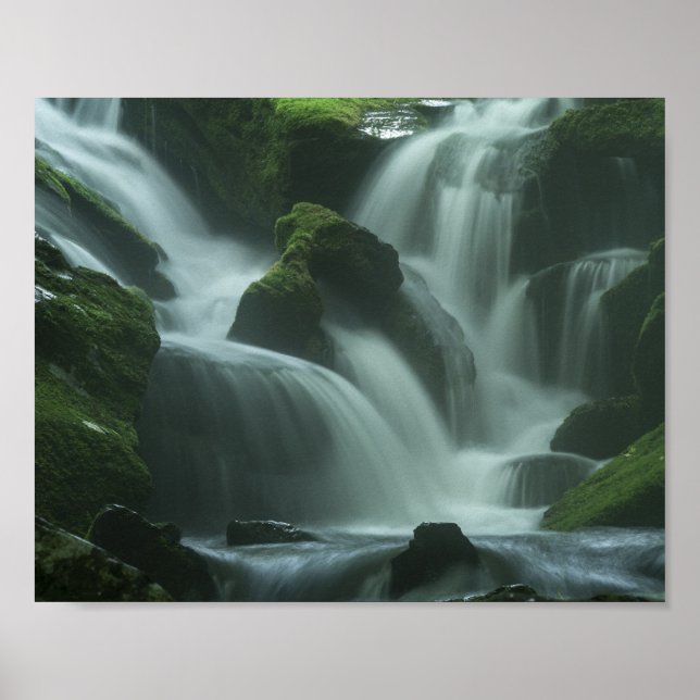 Calming Waterfall Poster (Front)
