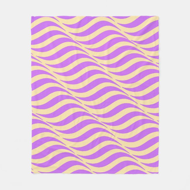 Calming Waves Fleece Blanket (Front)