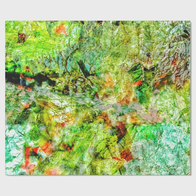 Calming yellow abstract Wrapping Paper,Calming  Paper (Flat)