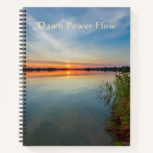 Calmness Is A Superpower Coastal Notebook (Front)