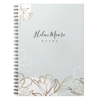 Calmness Nature Inspited Personalised Notebook