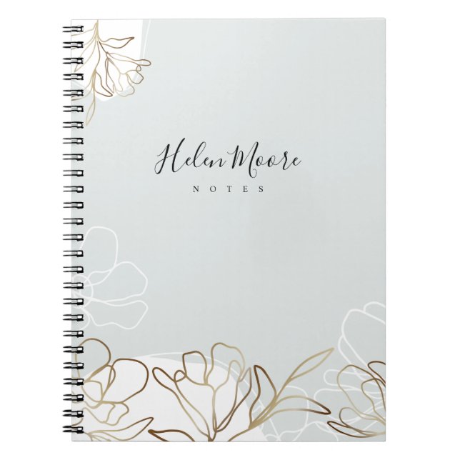 Calmness Nature Inspited Personalised Notebook (Front)