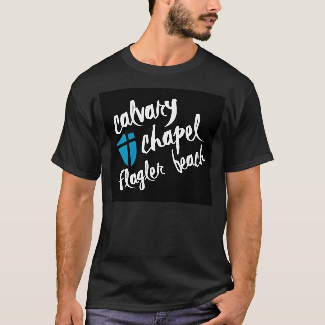 Calvary Chapel Flagler Beach Black T-shirt (Front)
