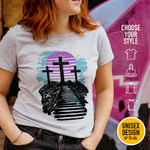Calvary Golgotha it is finished Modern Christian T-Shirt