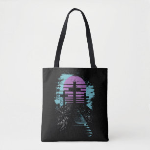 Calvary Golgotha it is finished Modern Christian Tote Bag