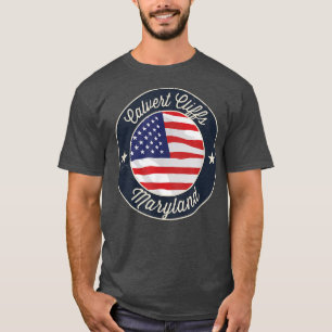 Calvert Cliffs - Patriotic Maryland Souvenir T-Shi T-Shirt
