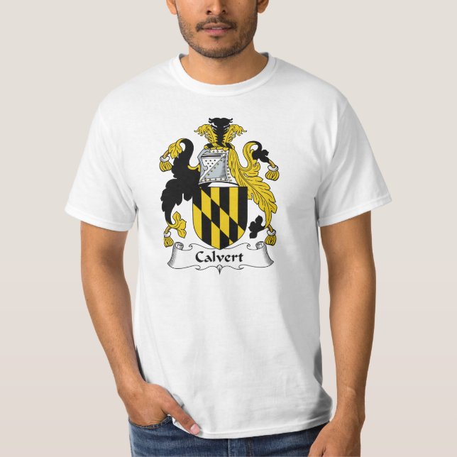 Calvert Family Crest T-Shirt (Front)