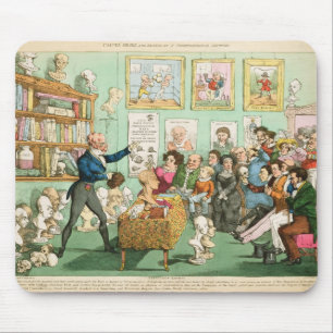 Calves' Heads and Brains; a Phrenological Mouse Pad