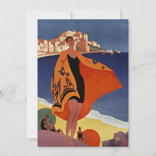 Calvi city in Haute-Corse, France Invitation