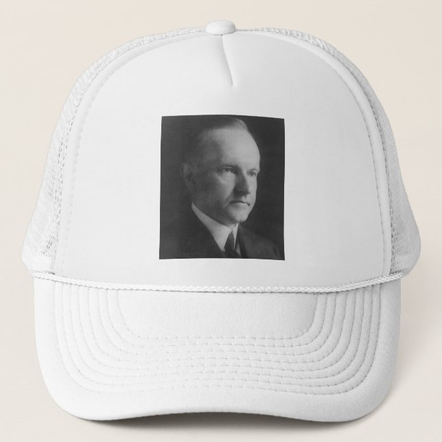 Calvin Coolidge 30 Trucker Hat (Front)