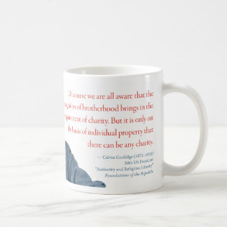 Calvin Coolidge Mug #14 "Charity"