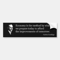 Calvin Coolidge on economy
