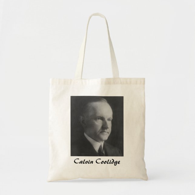 Calvin Coolidge Tote Bag (Front)