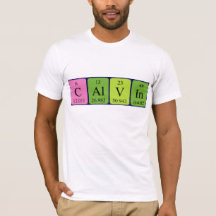 Calvin periodic table name shirt