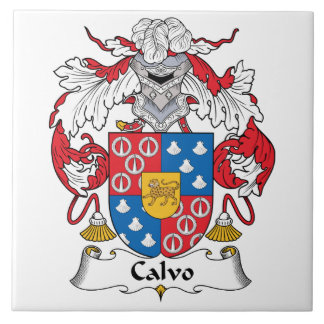 Calvo Family Crest Tile