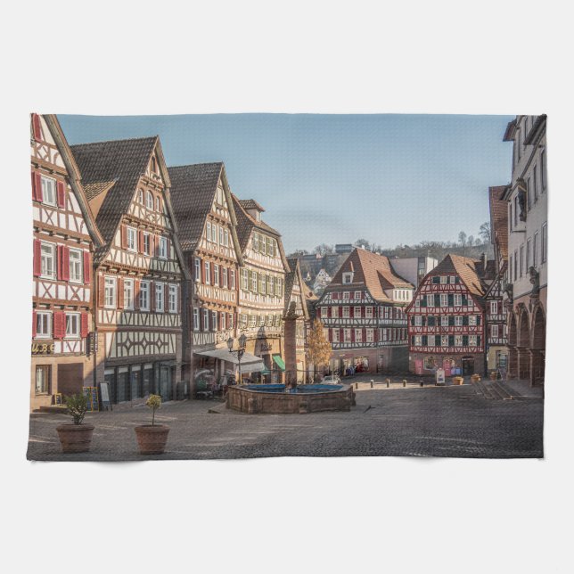 Calw Schwarzwald Tea Towel (Horizontal)
