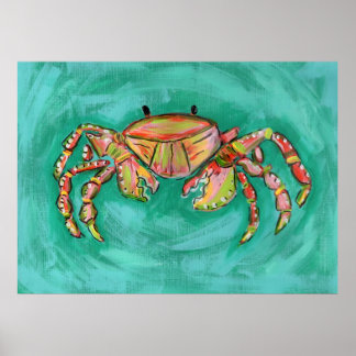 Calypso Crab Poster