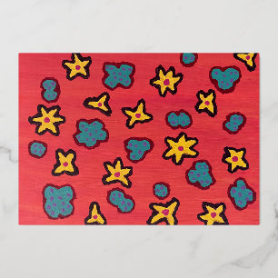 Calypso Foil Invitation