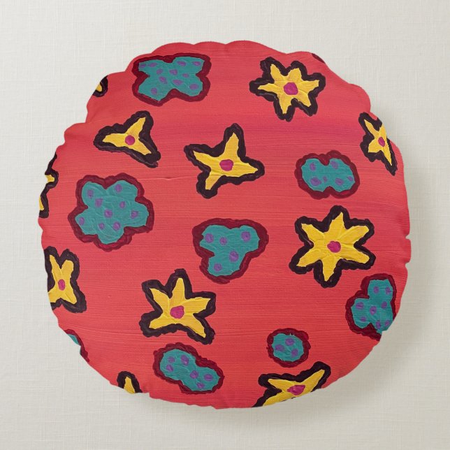 Calypso round pillow (Front)