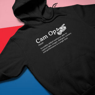 Cam Op Definition Dark Mode - Camera Team Hoodie