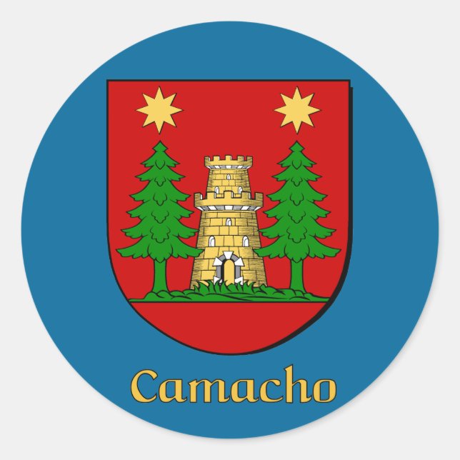 Camacho Family Shield Stickers (Front)