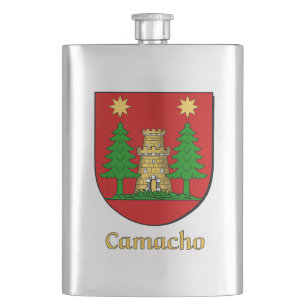 Camacho Heraldic Shield Hip Flask