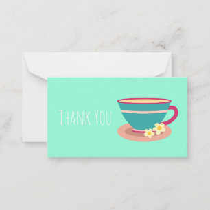 Camaomile tea for tea lovers thank you card