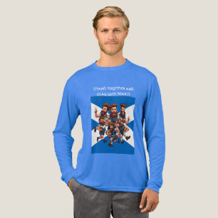 Camaraderie Of A Raucous Rugby Squad Tri-Blend Shirt