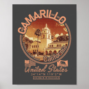 CAMARILLO CALIFORNIA - CITY OF CAMARILLO CA POSTER