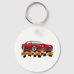 CAMARO_IROC_Z_red Key Ring