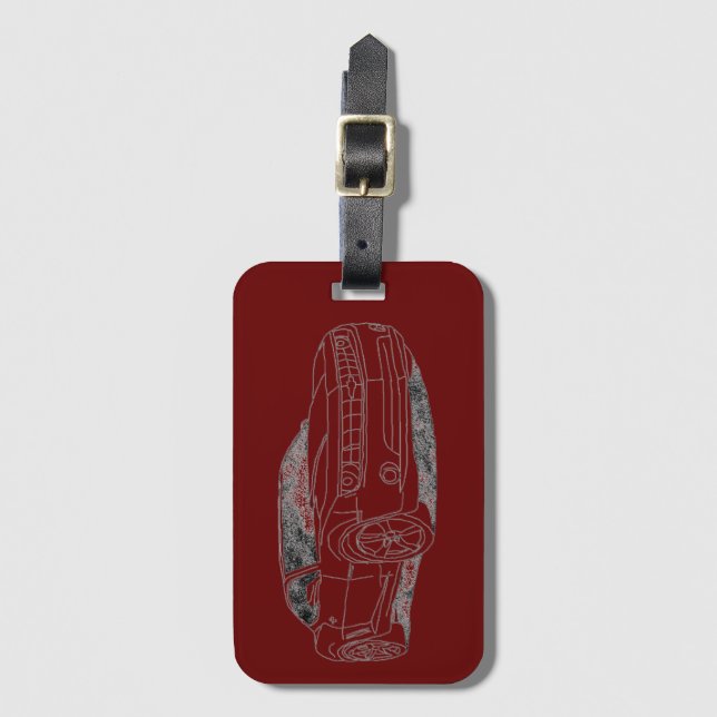 Camaro Luggage Tag (Front Vertical)