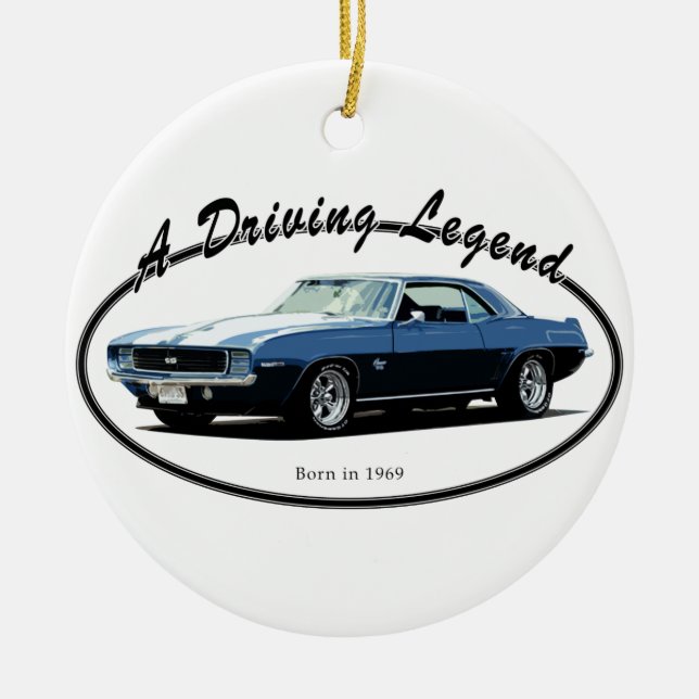 CAMARO RS SS CERAMIC TREE DECORATION (Front)