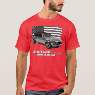 Camaro SS 396 American Muscle  60s 70s Old is Gold T-Shirt