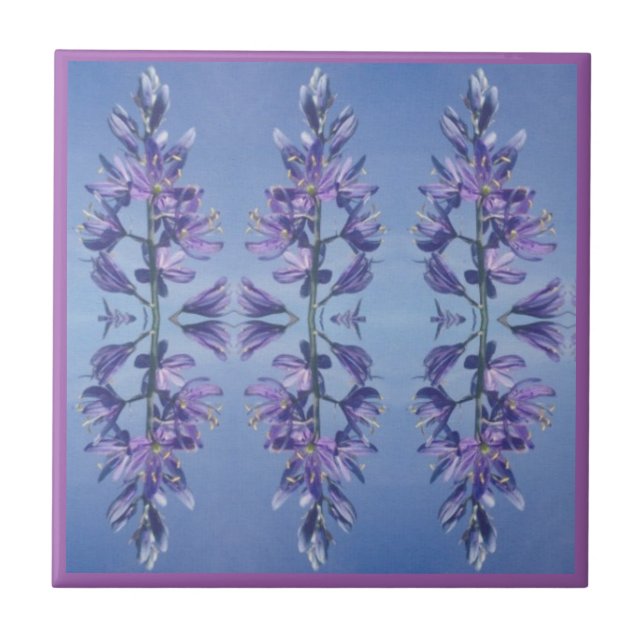 Camas Floral Tile (Front)