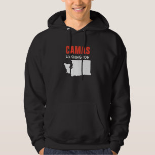 Camas Washington USA State America Travel Washingt Hoodie