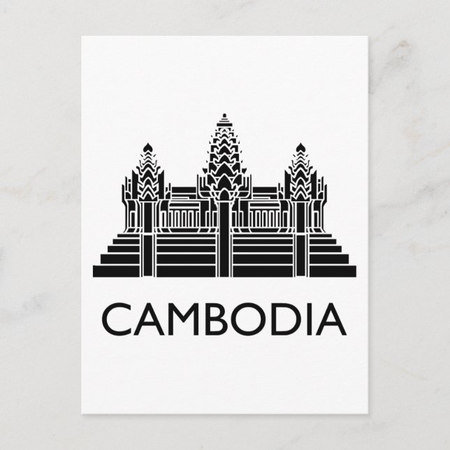 Cambodia Angkor Wat Postcard (Front)