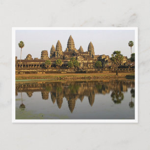 Cambodia Angkor Wat Travel Photo Postcard