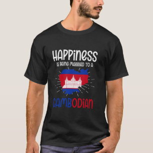 Cambodia Cambodian Flag 4 T-Shirt