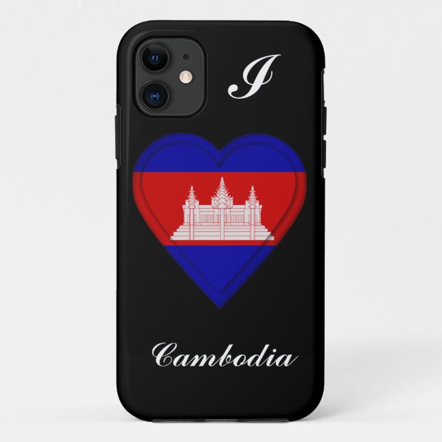 Cambodia Cambodian flag Case-Mate iPhone Case (Back)