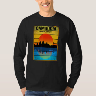 Cambodia Cambodian Khmer Proud Love Vintage Temple T-Shirt