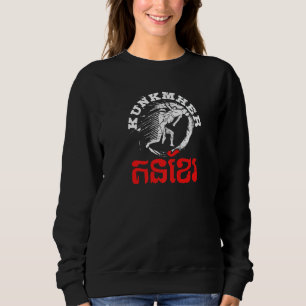 Cambodia Cambodian Proud Khmer Flag Bokator Materi Sweatshirt