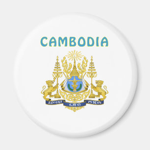 Cambodia Coat Of Arms Magnet